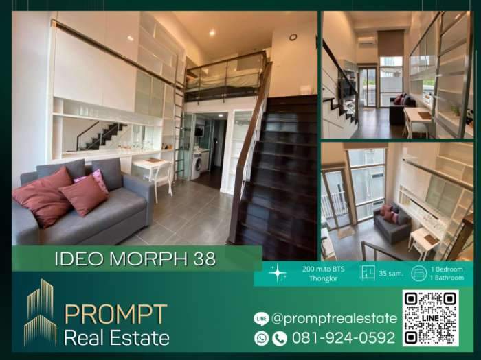 PROMPT Rent Ideo Morph 38 - 35 sqm - BTSThonglor BTSEkkamai Emquartier